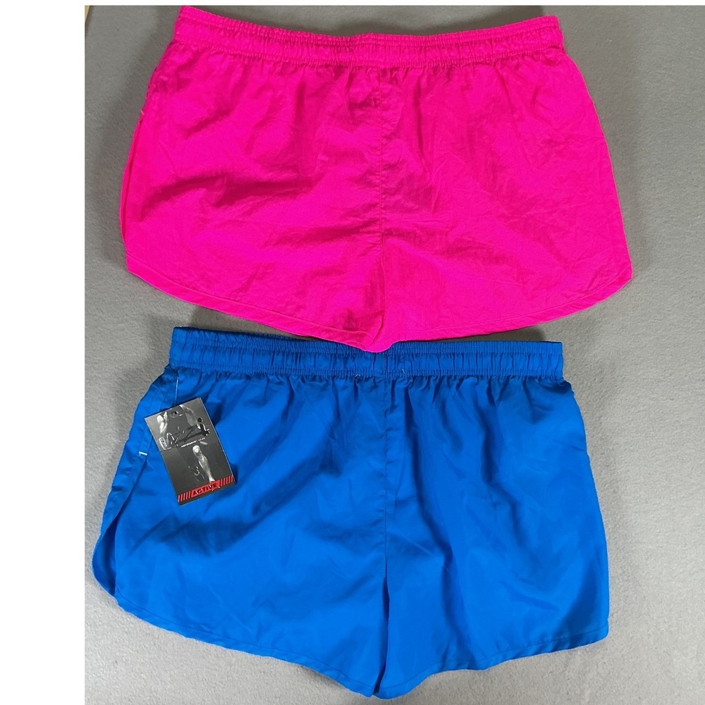 Uzzi Women's Swim Shorts XL Pink Blue Short Inseam Lined Beach 2 Pack NWT - Picture 3 of 15